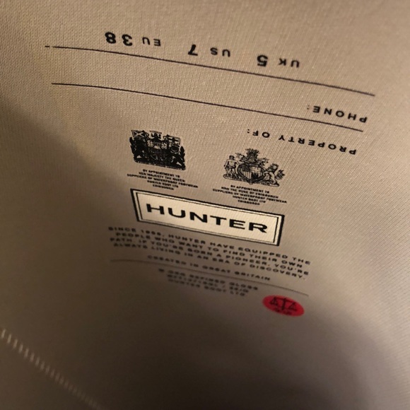 White Hunter Rain Boots - Picture 4 of 5